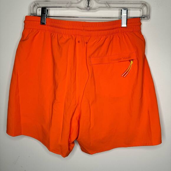 Outdoor Voices Men's Size X-Small SolarCool 7" Beach Shorts Hibiscus Orange NWOT - Picture 6 of 9